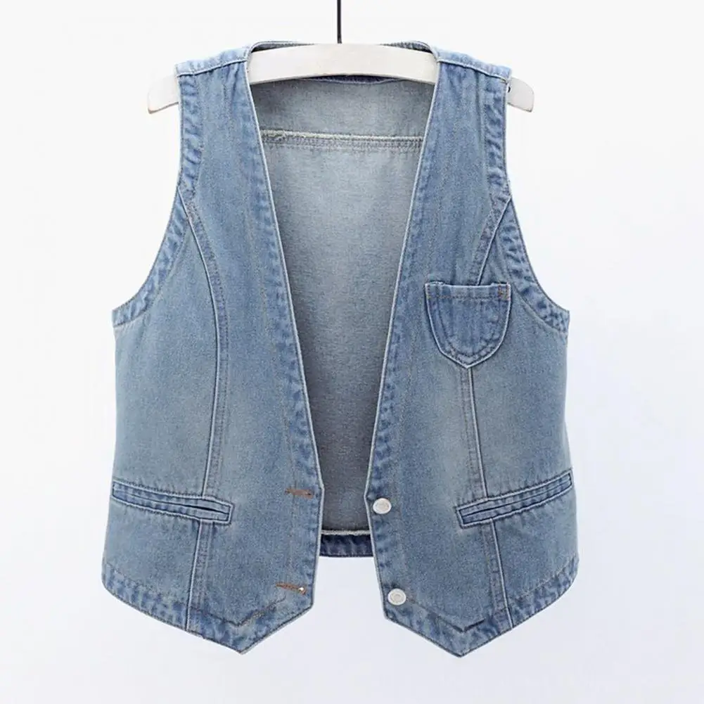 Ladies Denim Vest Sleeveless Loose Vintage Women Vest Firm Stitching Hip Hop Streetwear Lady Fall Spring Waistcoat
Ladies Denim Vest Sleeveless Loose Vintage Women Vest Firm Stitching Hip Hop Streetwear Lady Fall Spring Waistcoat