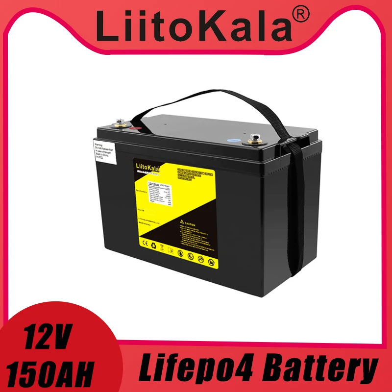 LiitoKala 12.8V 150Ah Lifepo4 Battery Pack Lithium Iron Phosphate Deep Cycle Batteries for boat motor inverter EU US Tax Free
LiitoKala 12.8V 150Ah Lifepo4 Battery Pack Lithium Iron Phosphate Deep Cycle Batteries for boat motor inverter EU US Tax Free