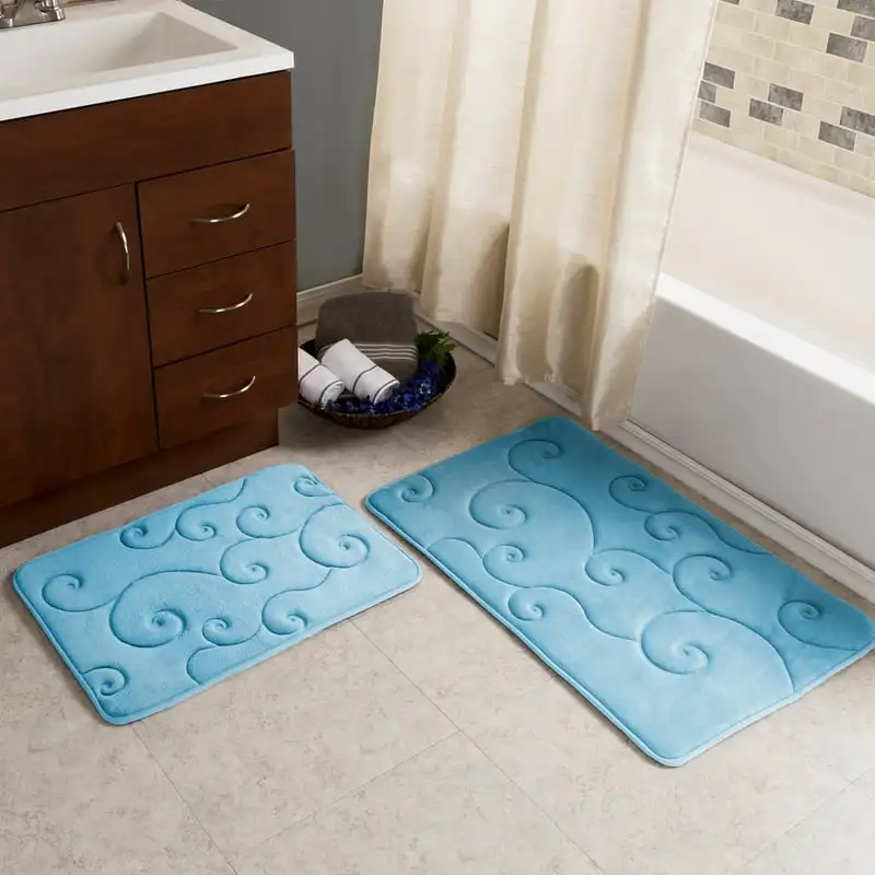 of 2 Bathroom Rugs – Non-Slip Memory Foam Bath Mats, Cute bathroom accessories Kawaii bathroom Absorbent bathroom mat Bathroom
of 2 Bathroom Rugs – Non-Slip Memory Foam Bath Mats, Cute bathroom accessories Kawaii bathroom Absorbent bathroom mat Bathroom