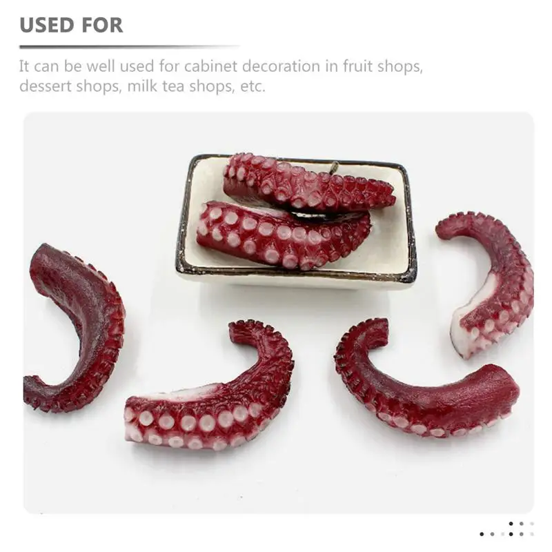 1 Set Simulation Octopus Claws Squid Tentacles Seafood Model Decorations Seafood Model Dish Decoration
1 Set Simulation Octopus Claws Squid Tentacles Seafood Model Decorations Seafood Model Dish Decoration