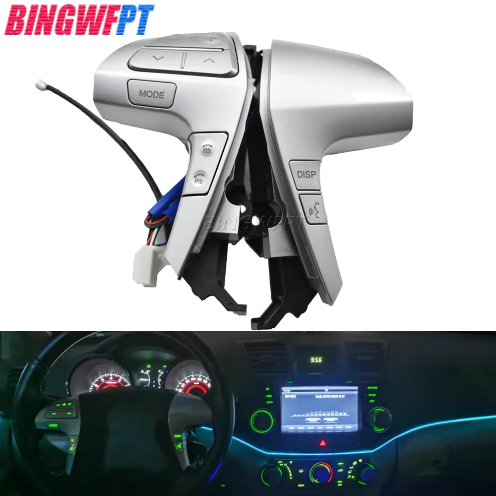 Silver/Black/Carbon Fiber Color Steering Wheel Audio Control Button With Bluetooth 84250-06180 For Toyota Camry
Silver/Black/Carbon Fiber Color Steering Wheel Audio Control Button With Bluetooth 84250-06180 For Toyota Camry