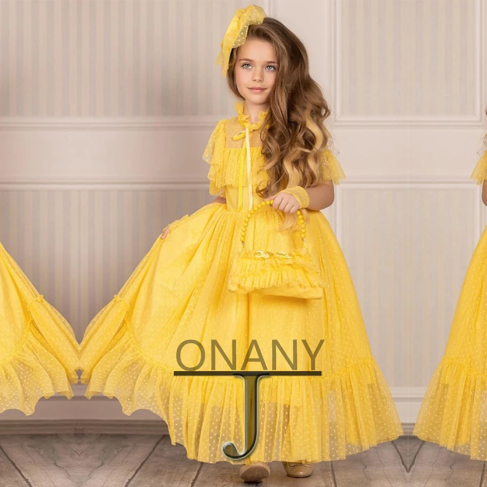 JONANY Simple Flower Girl Dress High Collar Custom Made Layered Birthday Pageant Communion Robe De Demoiselle Wedding Party
JONANY Simple Flower Girl Dress High Collar Custom Made Layered Birthday Pageant Communion Robe De Demoiselle Wedding Party