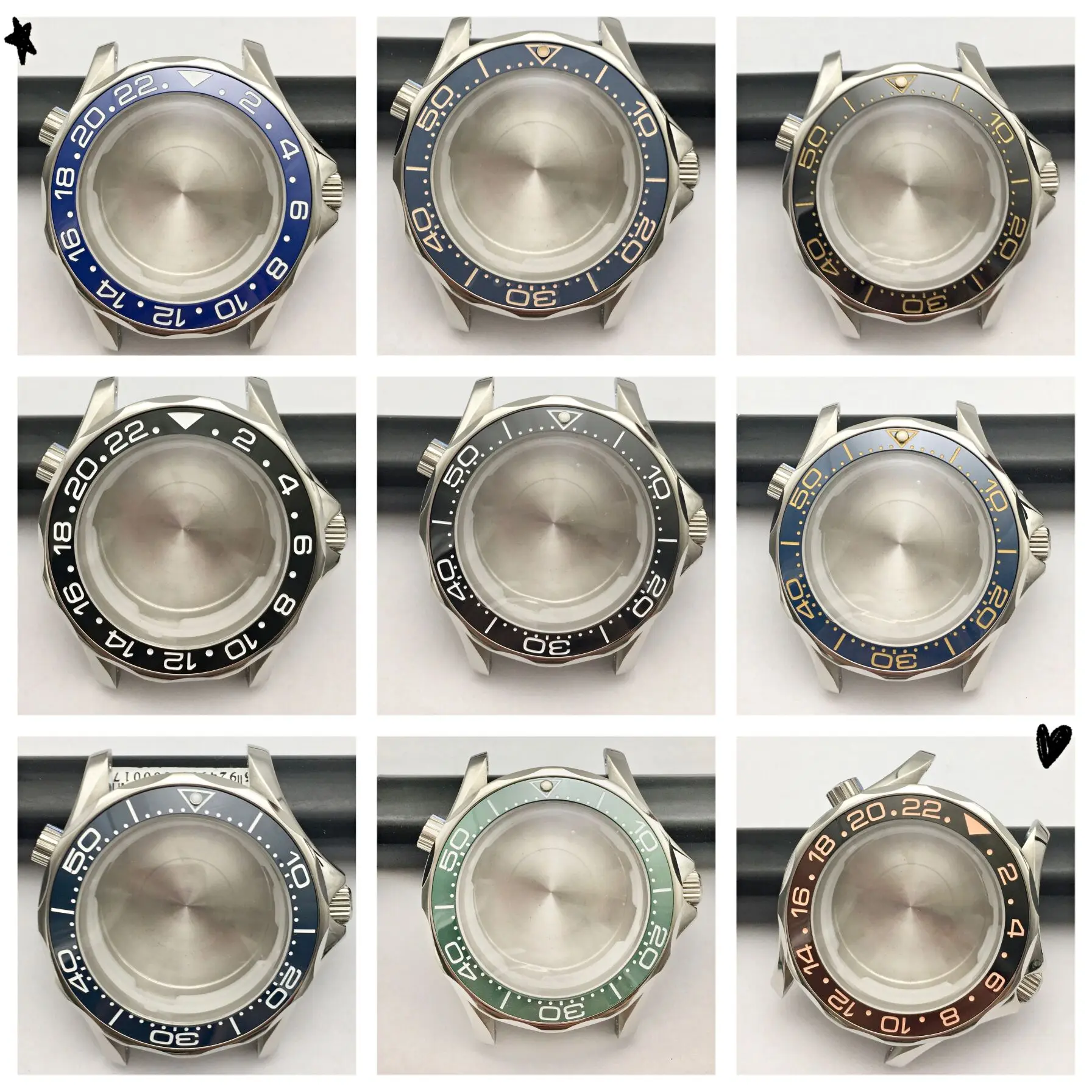 41mm Watch Case Ceramic Bezel 300 Series Replacement Accessories 31mm Dial Men Case for 8200 8215 2813 GD3804 NH35 NH36 Movement
41mm Watch Case Ceramic Bezel 300 Series Replacement Accessories 31mm Dial Men Case for 8200 8215 2813 GD3804 NH35 NH36 Movement