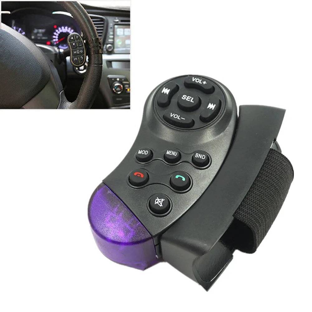 Universal Car Steering Wheel Remote Control Multimedia Player Bluetooth MP3 DVD Wireless Control Switch Auto Accessories
Universal Car Steering Wheel Remote Control Multimedia Player Bluetooth MP3 DVD Wireless Control Switch Auto Accessories
