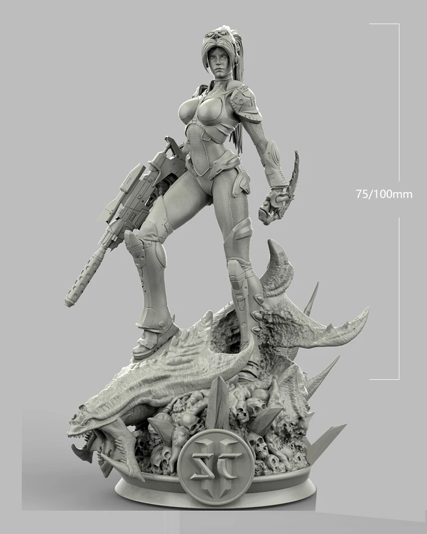 1/24 75mm 1/18 100mm Resin Model Kits Future Female HunterFigure Unpainted No Color RW-666
1/24 75mm 1/18 100mm Resin Model Kits Future Female HunterFigure Unpainted No Color RW-666
