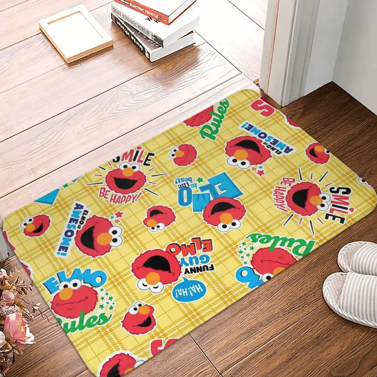 Нескользящий дверной коврик «Улица Сезам», Happy Elmo, коврик для ванной и спальни, уличный ковер, домашний узор Decor
Нескользящий дверной коврик «Улица Сезам», Happy Elmo, коврик для ванной и спальни, уличный ковер, домашний узор Decor