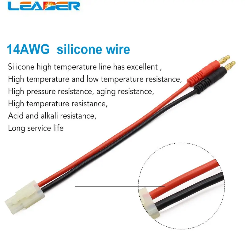200pcs/Lot Tamiya Plug To 4.0 Banana Plug with High Temperature Silicone Wire 14AWG Cable 15cm Lenght Power Extension CordsSolar
200pcs/Lot Tamiya Plug To 4.0 Banana Plug with High Temperature Silicone Wire 14AWG Cable 15cm Lenght Power Extension CordsSolar