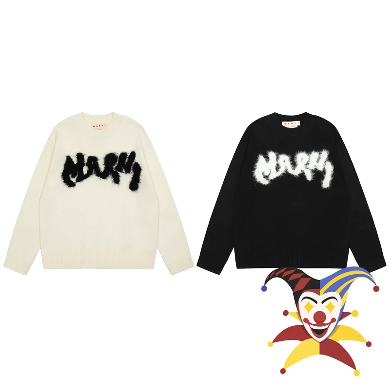 2023fw Marni Sweater Men Women 1:1 Best Quality Black Apricot Jacquard Knitted Sweatshirts
2023fw Marni Sweater Men Women 1:1 Best Quality Black Apricot Jacquard Knitted Sweatshirts