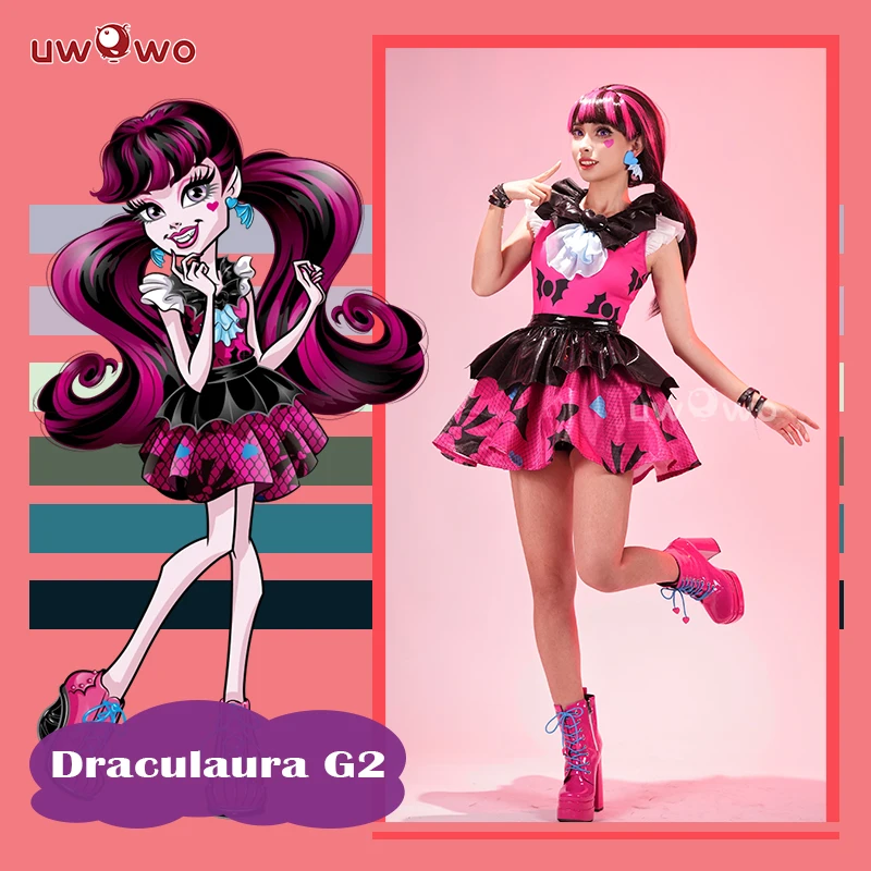 PRE-SALE UWOWO Monster High Draculaura G2 Cosplay Pink Suit Vampiree Anime Female Cosplay Costumes Girl Outfits Full Set
PRE-SALE UWOWO Monster High Draculaura G2 Cosplay Pink Suit Vampiree Anime Female Cosplay Costumes Girl Outfits Full Set