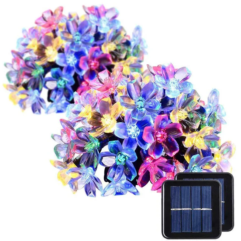 Solar Garlands Light 5m 7m 12m Peach Flower Solar Lamp Power LED String Fairy Lights Garden Wedding Decor for Outdoor gardening
Solar Garlands Light 5m 7m 12m Peach Flower Solar Lamp Power LED String Fairy Lights Garden Wedding Decor for Outdoor gardening