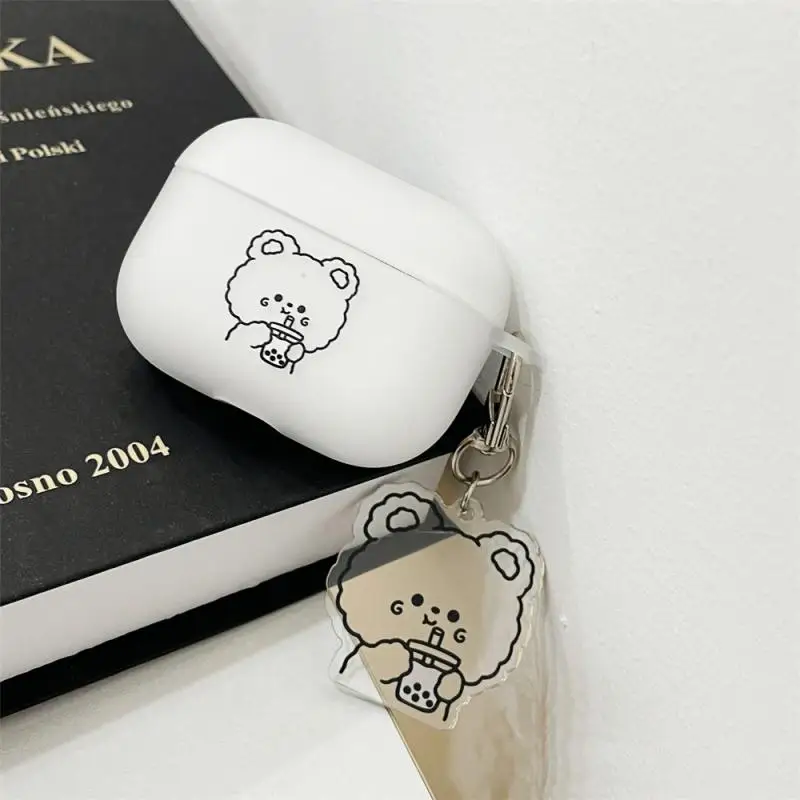 Матовые наушники с мультяшным медведем для AirPods 3 2, чехол для AirPods, гарнитура, зарядный бокс, чехлы с брелоком
Матовые наушники с мультяшным медведем для AirPods 3 2, чехол для AirPods, гарнитура, зарядный бокс, чехлы с брелоком