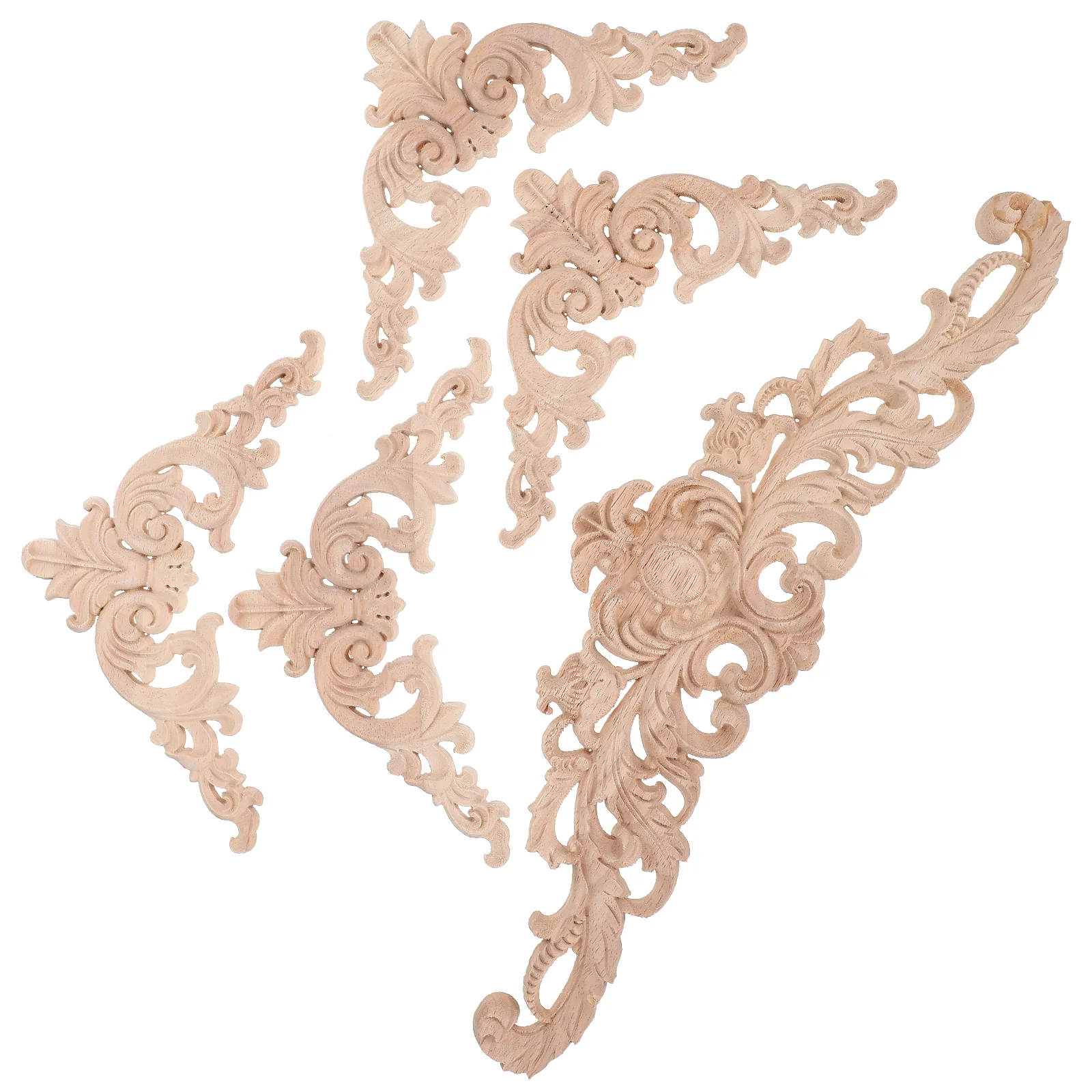 5 Pcs Decorative Wall Onlays Flower Wood Mirror Applique Wooden Carving Decal Furniture Diy Door Corner
5 Pcs Decorative Wall Onlays Flower Wood Mirror Applique Wooden Carving Decal Furniture Diy Door Corner