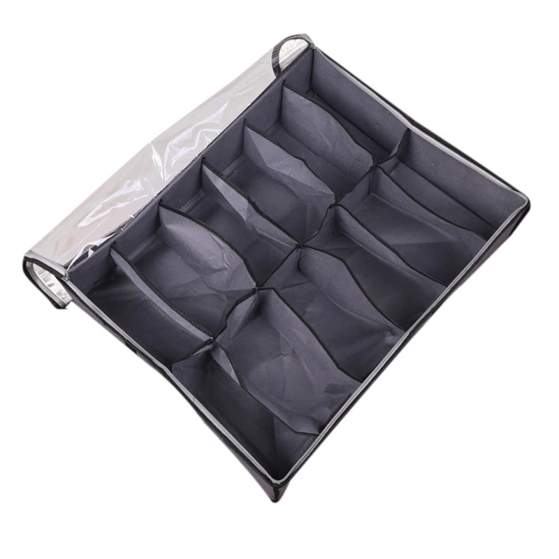 Under Bed Shoe Storage Organizer, Foldable Fabric Shoes Container Box With Clear Cover See Through Window Storage Bag
Under Bed Shoe Storage Organizer, Foldable Fabric Shoes Container Box With Clear Cover See Through Window Storage Bag