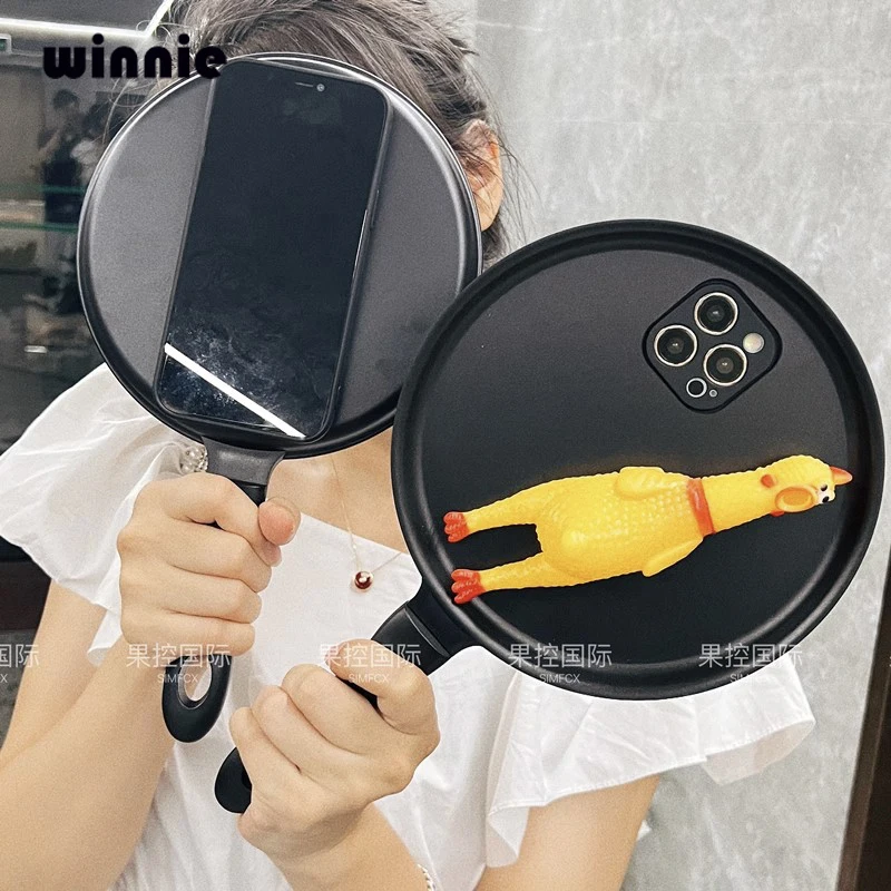 Funny Screaming Chicken Frying Pan Liquid Silicone Shockproof Fall Prevention Phone Case For Iphone 11/12/13/14/pro/max Case 
Funny Screaming Chicken Frying Pan Liquid Silicone Shockproof Fall Prevention Phone Case For Iphone 11/12/13/14/pro/max Case