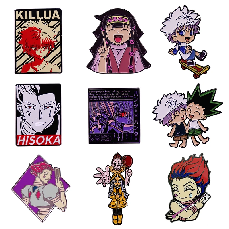Hunter x Hunter Siso Brooch Japanese Anime Icons Cute Enamel Pin Brooch Cosplay jewelry Enamel Pin
Hunter x Hunter Siso Brooch Japanese Anime Icons Cute Enamel Pin Brooch Cosplay jewelry Enamel Pin