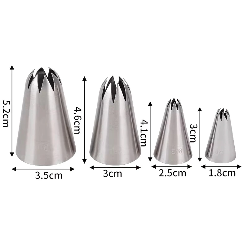 Насадки для торта BCMJHWT, набор из 3 штук, нержавеющая сталь
Насадки для торта BCMJHWT, набор из 3 штук, нержавеющая сталь