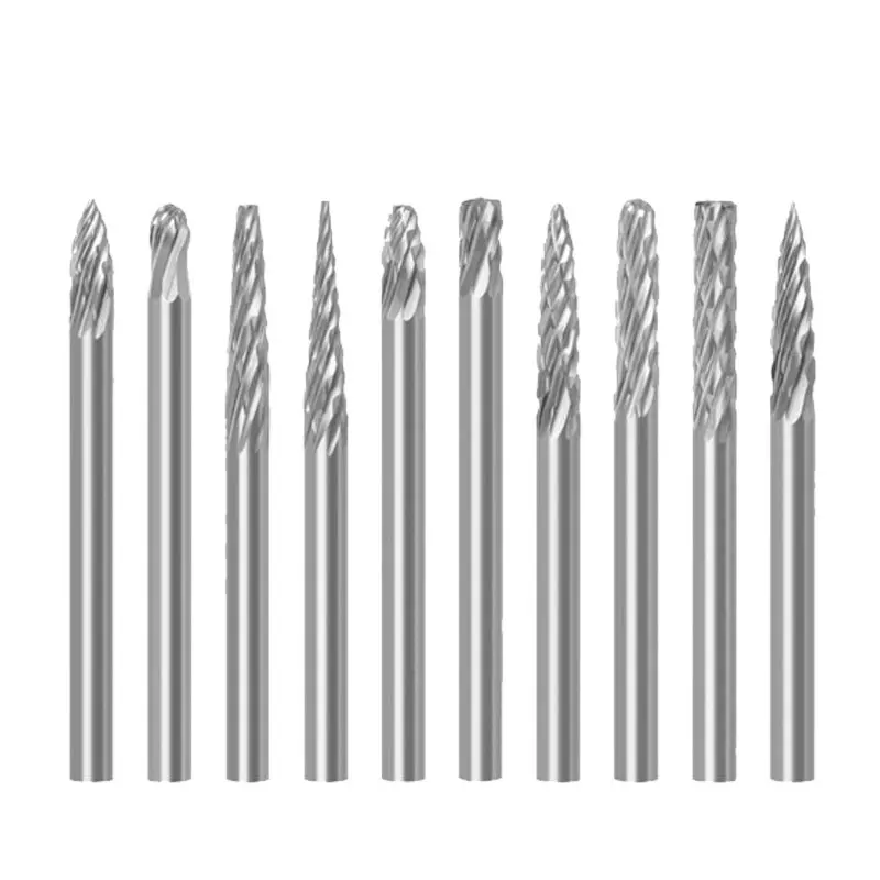 Carbide Rotary File Grinding Head Engraving Tool 3*3mm Electric Grinding Accessories Tungsten Steel Milling Cutter
Carbide Rotary File Grinding Head Engraving Tool 3*3mm Electric Grinding Accessories Tungsten Steel Milling Cutter