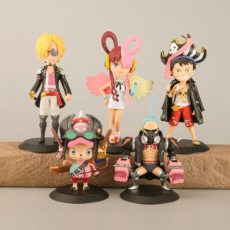 

5Pcs/set One Piece WCF Series Gashapon FILM RED Monkey D. Luffy ACE UTA Tony Tony Chopper RANKY Anime Figure Action Model Toy