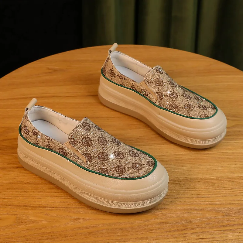2023 New Women's Casual Shoes Spring/Summer Thick Sole Versatile Sequin Lefu Shoes Fashion Women's Vulcanized Shoes
2023 New Women's Casual Shoes Spring/Summer Thick Sole Versatile Sequin Lefu Shoes Fashion Women's Vulcanized Shoes