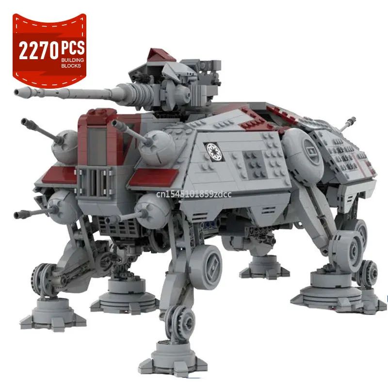 Moc Space Wars Walking Motorized AT-TE Robot Building Block Set All Terrain Tactical Enforcer Bricks Toy for Children Gifts
Moc Space Wars Walking Motorized AT-TE Robot Building Block Set All Terrain Tactical Enforcer Bricks Toy for Children Gifts