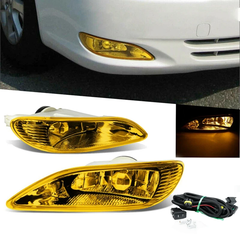 For Toyota Camry 2002-2004 Corolla 2005-2008 Amber Lens Front Fog Light Lamps With Halogen Bulb Harness 81220-AA011
For Toyota Camry 2002-2004 Corolla 2005-2008 Amber Lens Front Fog Light Lamps With Halogen Bulb Harness 81220-AA011