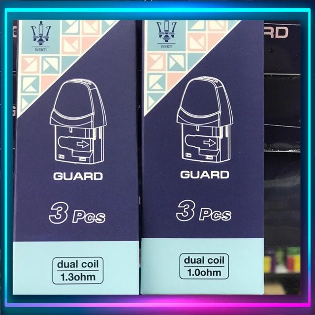 New Original Werti Guard Pod Cartridge 3pcs 
New Original Werti Guard Pod Cartridge 3pcs