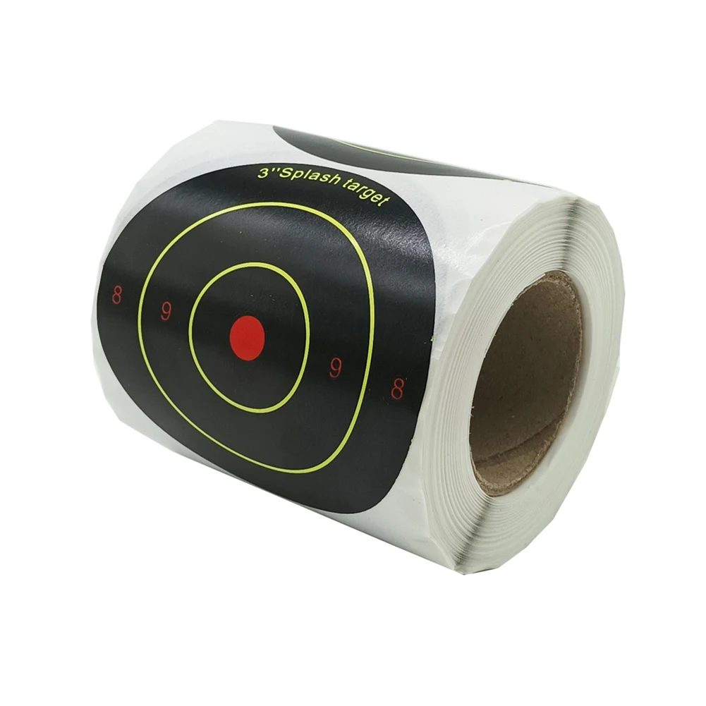 Target Paper Target Stickers For Indoors Or Outdoors 20 * 200 Pcs/Roll 3 Inch Diameter Reactive Splatter Splash
Target Paper Target Stickers For Indoors Or Outdoors 20 * 200 Pcs/Roll 3 Inch Diameter Reactive Splatter Splash
