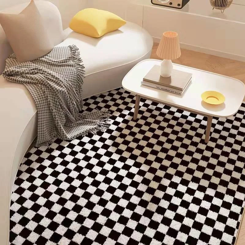 Nordic Checkerboard Plaid Black Lattice Area Carpet Rug Home Decor Floor Living Room Carpet Large Hall Outdoor Bedroom Rug
Nordic Checkerboard Plaid Black Lattice Area Carpet Rug Home Decor Floor Living Room Carpet Large Hall Outdoor Bedroom Rug