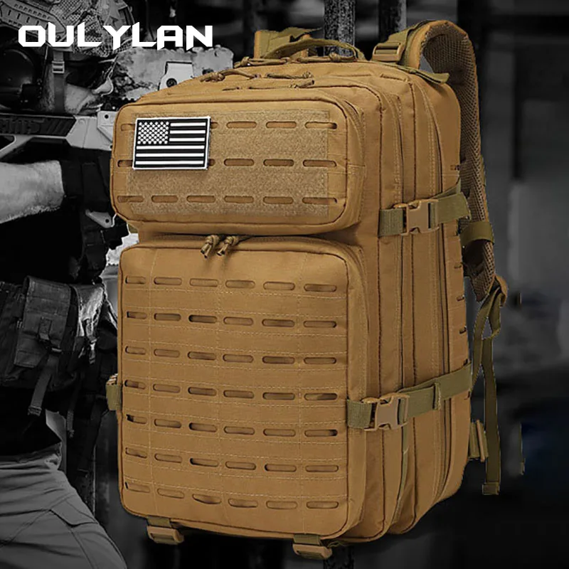Travel Climbing Hunting Hiking Camo Molle Bag Attack Oxford Laser Hole Backpack Bag Travel Sports Casual Camping Riding
Travel Climbing Hunting Hiking Camo Molle Bag Attack Oxford Laser Hole Backpack Bag Travel Sports Casual Camping Riding