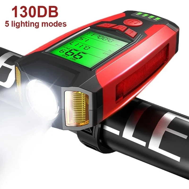 New Bicycle Light with Bike Computer Speedometer Lamp LED Front Headlight Digital Cycling Odometer For Accessories
New Bicycle Light with Bike Computer Speedometer Lamp LED Front Headlight Digital Cycling Odometer For Accessories