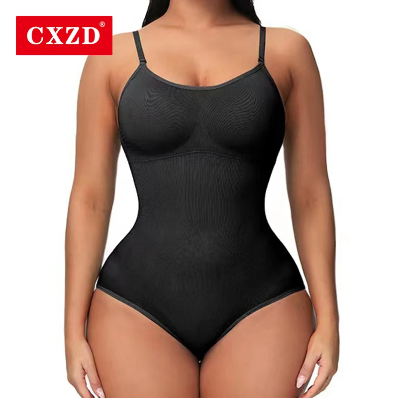 Компрессионные боди на бретелях-спагетти с V-образным вырезом и открытой промежностью
Компрессионные боди на бретелях-спагетти с V-образным вырезом и открытой промежностью