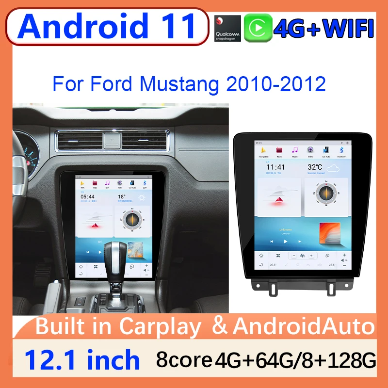 Android 11 For Ford Mustang 2009 -2012 Car Radio Multimedia Video Player GPS Navigation Carplay Auto BT Wifi 4G DSP Head Unit
Android 11 For Ford Mustang 2009 -2012 Car Radio Multimedia Video Player GPS Navigation Carplay Auto BT Wifi 4G DSP Head Unit