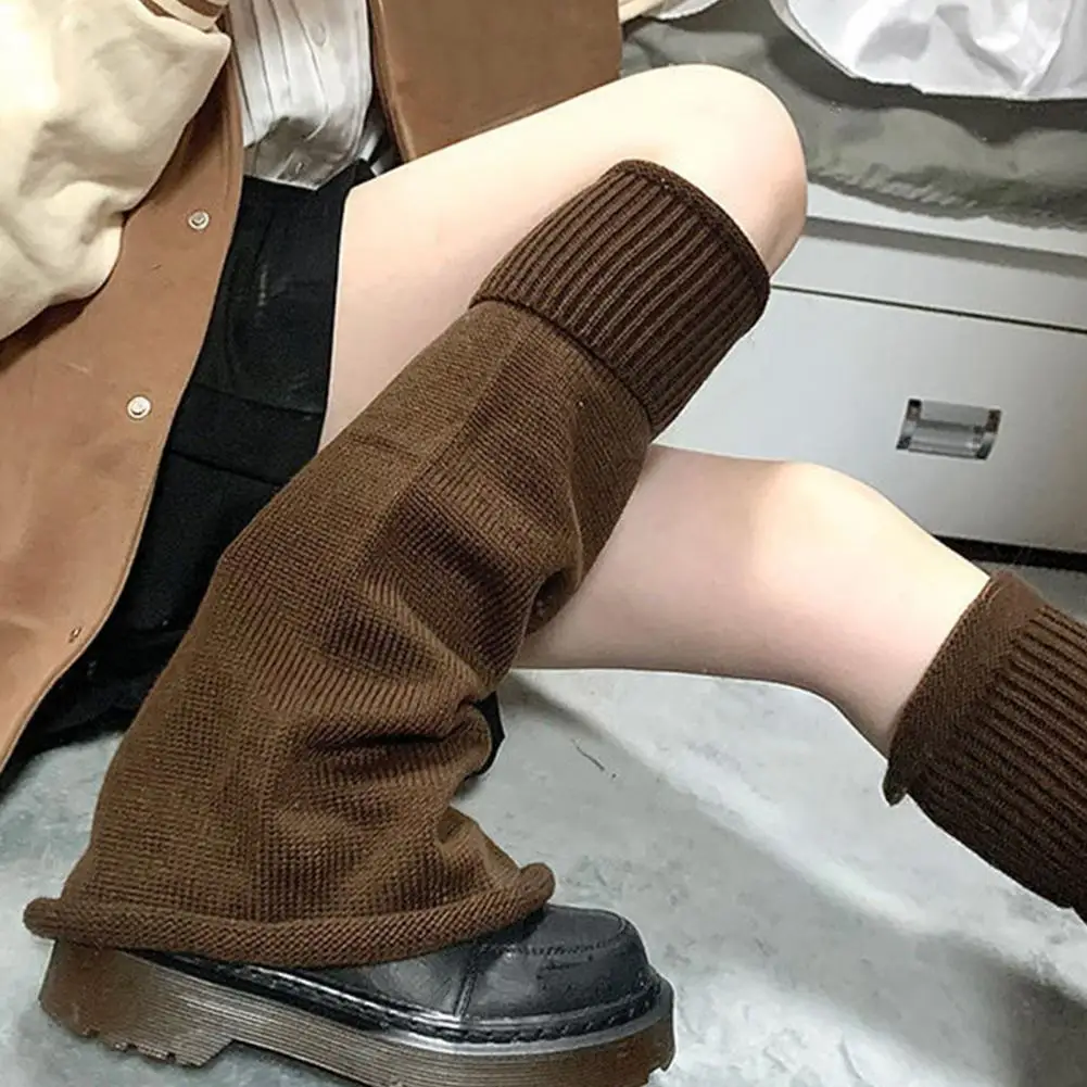 Simple Leg Warmers Knitted Female Japan Style Thick Leg Warmers Boot Socks Women Leg Warmers 1 Pair
Simple Leg Warmers Knitted Female Japan Style Thick Leg Warmers Boot Socks Women Leg Warmers 1 Pair
