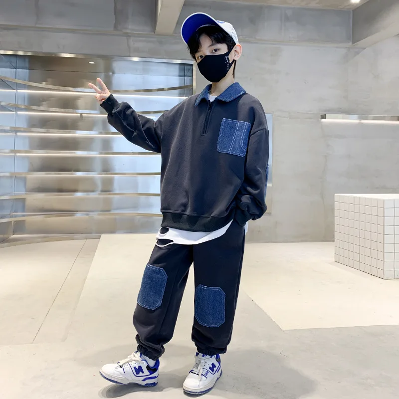 Boys Sweatshirts + Trousers Cotton 2PCS/Set Kids Sport Suits 2023 Lapel Winter Autumn High Quality Children Sets
Boys Sweatshirts + Trousers Cotton 2PCS/Set Kids Sport Suits 2023 Lapel Winter Autumn High Quality Children Sets