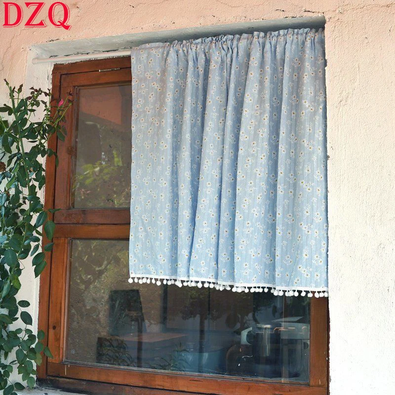 Korea Chrysanthemum Linen Short Curtains Japanese Rural Flowers Embroidery Half Curtain Cloth for Kitchen #A243
Korea Chrysanthemum Linen Short Curtains Japanese Rural Flowers Embroidery Half Curtain Cloth for Kitchen #A243