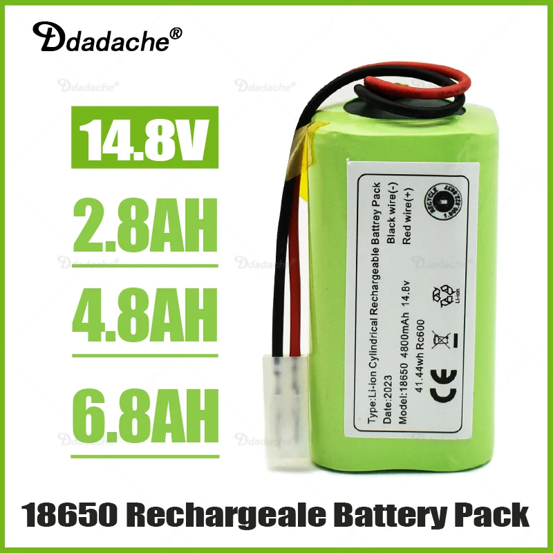 high-capacity 14.8V 9.8Ah Li-ion Battery Pack H18650CH-4S1P For MIJIA Mi Robot Vacuum-Mop Essential G1 MJSTG1 SKV4136GL R30 R35
high-capacity 14.8V 9.8Ah Li-ion Battery Pack H18650CH-4S1P For MIJIA Mi Robot Vacuum-Mop Essential G1 MJSTG1 SKV4136GL R30 R35