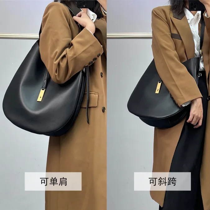 Spring 2023 Tote Croissant One Shoulder Oblique Straddle Underarm Shopping Bucket Real Cowhide Bag Lady
Spring 2023 Tote Croissant One Shoulder Oblique Straddle Underarm Shopping Bucket Real Cowhide Bag Lady