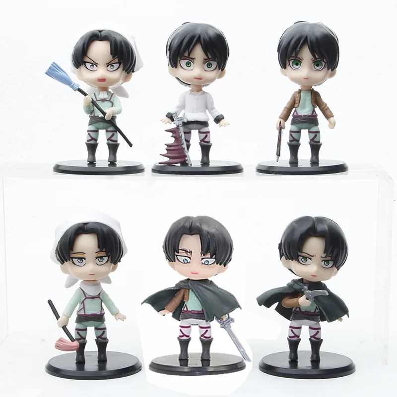6pcs/set 10cm Anime Figure Attack on Titan EREN MIKASA ARMIN HANS SASHA SHIKISHIMA PVC Action Figure Collection Model Ornament
6pcs/set 10cm Anime Figure Attack on Titan EREN MIKASA ARMIN HANS SASHA SHIKISHIMA PVC Action Figure Collection Model Ornament