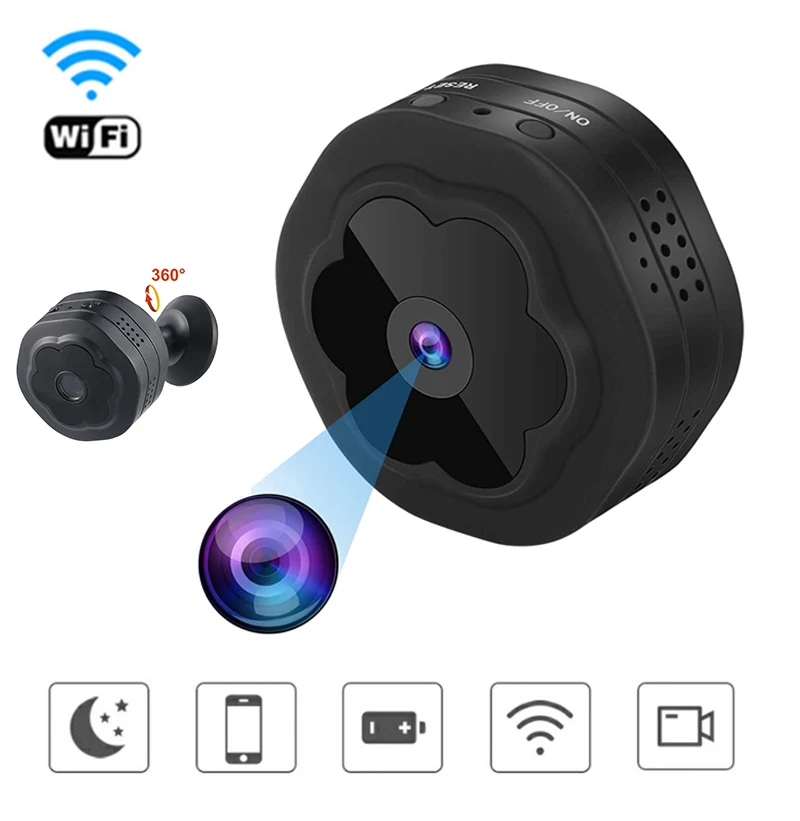 WiFi Mini Camera Surveillance IP Camera Wireless Micro Camcorders Video Recorder Night Vision Smart Home Security Protection Cam
WiFi Mini Camera Surveillance IP Camera Wireless Micro Camcorders Video Recorder Night Vision Smart Home Security Protection Cam