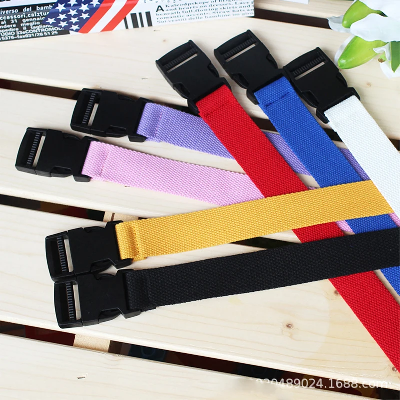 Waist Support Adults Adjustable All-Match Belt Unisex Korean Style Canvas Belts Harajuku Buckle Solid Color Long Belts 116cm
Waist Support Adults Adjustable All-Match Belt Unisex Korean Style Canvas Belts Harajuku Buckle Solid Color Long Belts 116cm