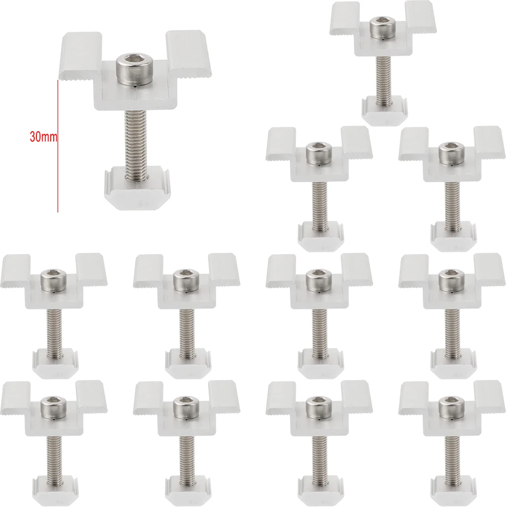 High Quality Photovoltaic Panel Accessories Solar Panel Bracket Aluminum Alloy 12set Photovoltaic Panel Bracket
High Quality Photovoltaic Panel Accessories Solar Panel Bracket Aluminum Alloy 12set Photovoltaic Panel Bracket