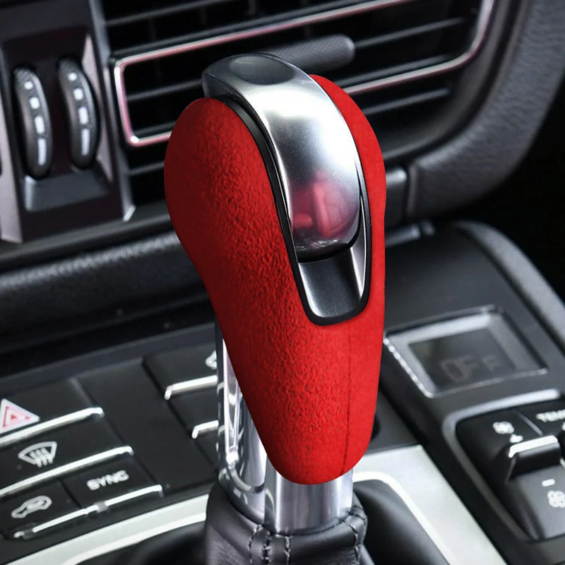 Top Suede Wrap Car Gear Shift Knob Trim Sticker Cover For Porsche Cayman Panamera Macan Boxster 718 911 Interior Accessories
Top Suede Wrap Car Gear Shift Knob Trim Sticker Cover For Porsche Cayman Panamera Macan Boxster 718 911 Interior Accessories