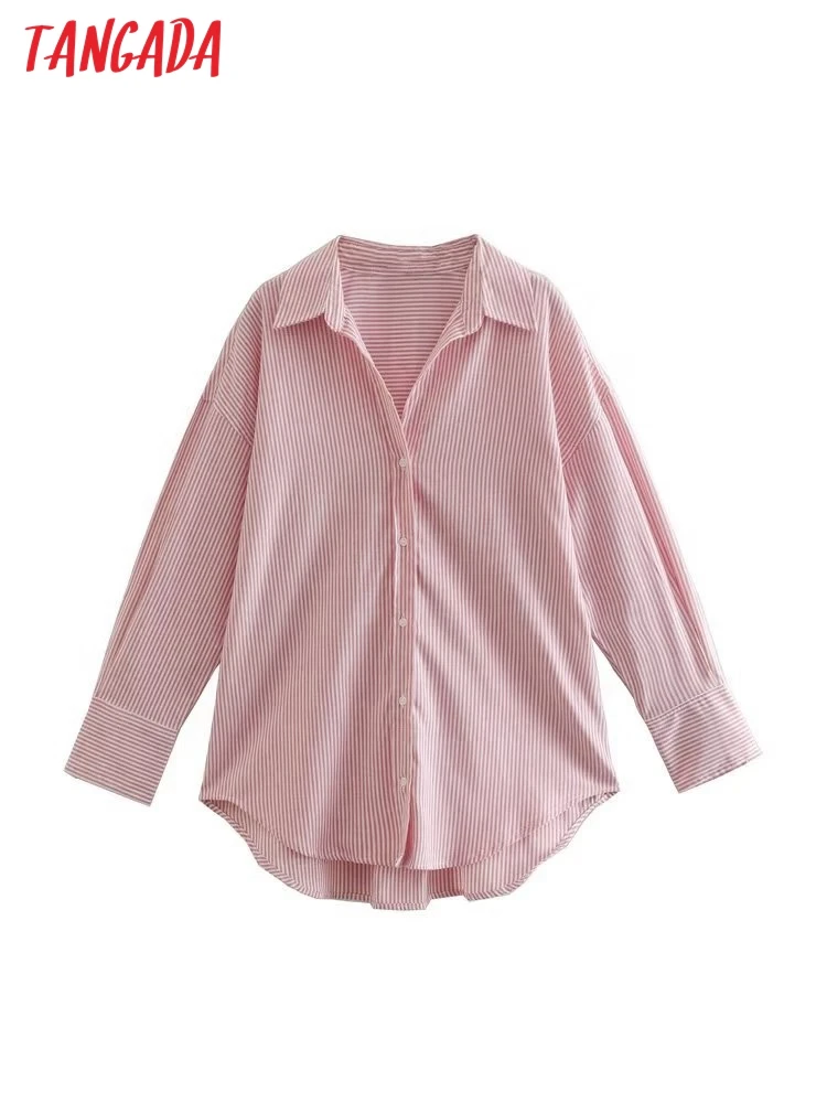 Блузка женская хлопковая в полоску, с длинным рукавом, 6X64
Блузка женская хлопковая в полоску, с длинным рукавом, 6X64