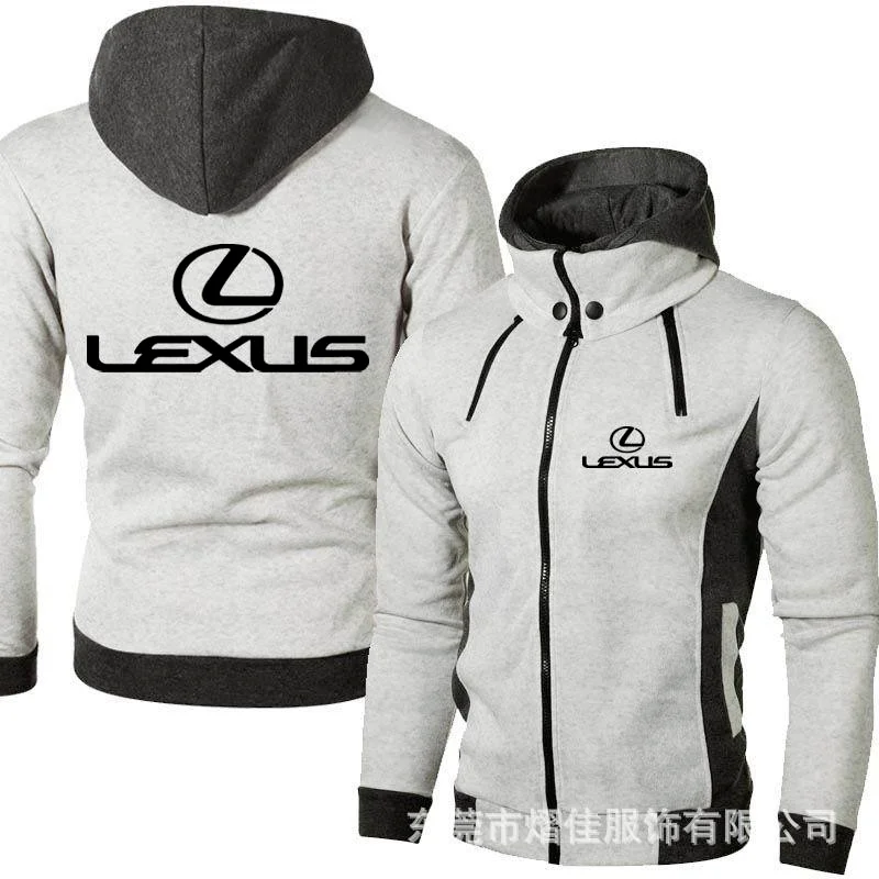 LEXUS Men's Zipper Jacket Man Coats Bomber Jackets Scarf Collar Hoodies Casual Fleece Male Hooded Outwear Slim Fit Hoody
LEXUS Men's Zipper Jacket Man Coats Bomber Jackets Scarf Collar Hoodies Casual Fleece Male Hooded Outwear Slim Fit Hoody