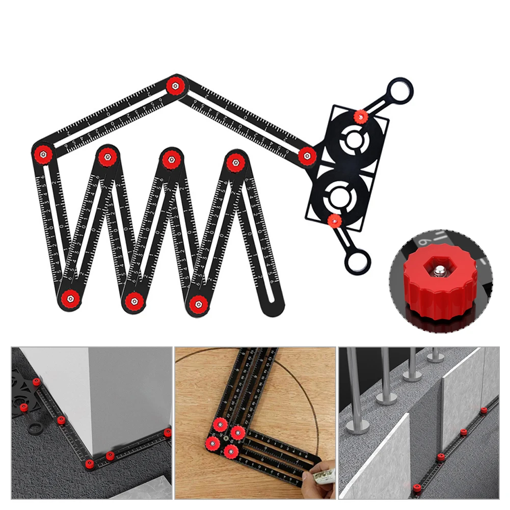 Multi Angle Measuring Ruler Aluminum Alloy Universal Angle Measuring Tool Angle Finder Template Tool for Craftsmen Carpenters
Multi Angle Measuring Ruler Aluminum Alloy Universal Angle Measuring Tool Angle Finder Template Tool for Craftsmen Carpenters