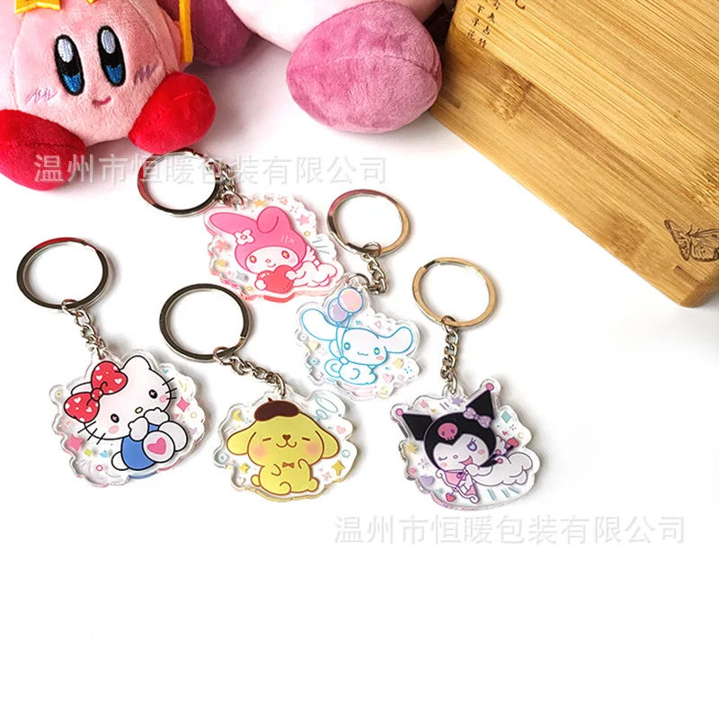 Sanrio Hellokitty Acrylic Keychain Melody Kuromi Cinnamoroll Melody Pudding Dog Cartoon Pendant Small Gift Kawaii Girl Gift
Sanrio Hellokitty Acrylic Keychain Melody Kuromi Cinnamoroll Melody Pudding Dog Cartoon Pendant Small Gift Kawaii Girl Gift