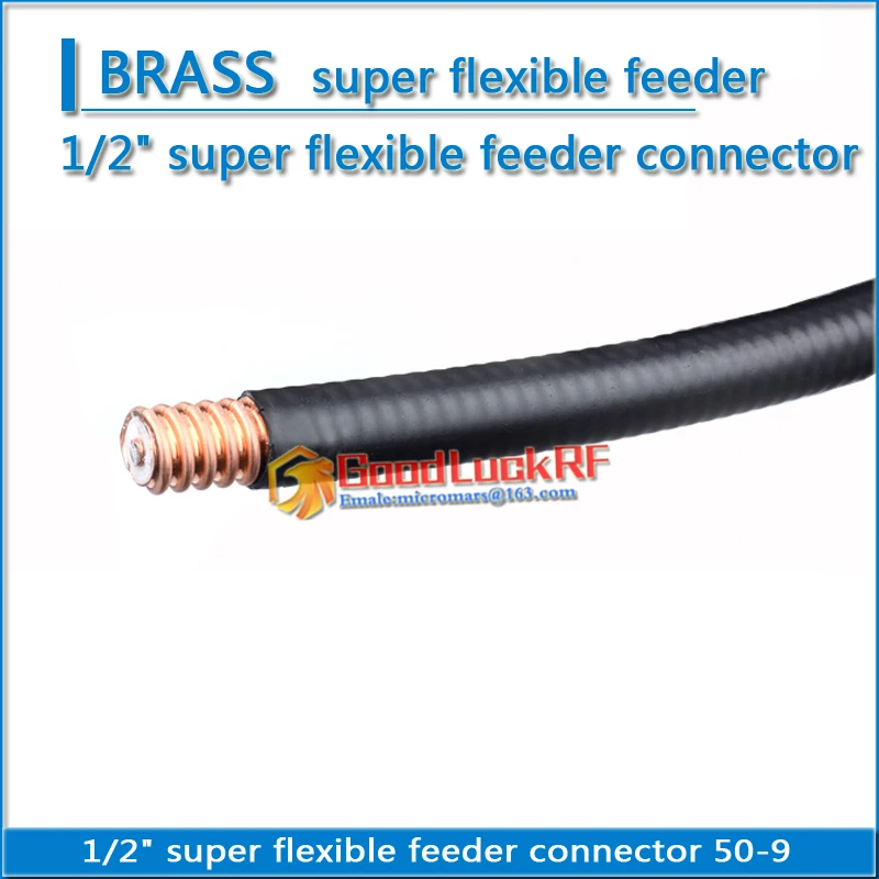 High-quality 1/2 1/2" corrugated cable 50-9 Super flexible feeder coaxial cable RF line jumper base station
High-quality 1/2 1/2" corrugated cable 50-9 Super flexible feeder coaxial cable RF line jumper base station