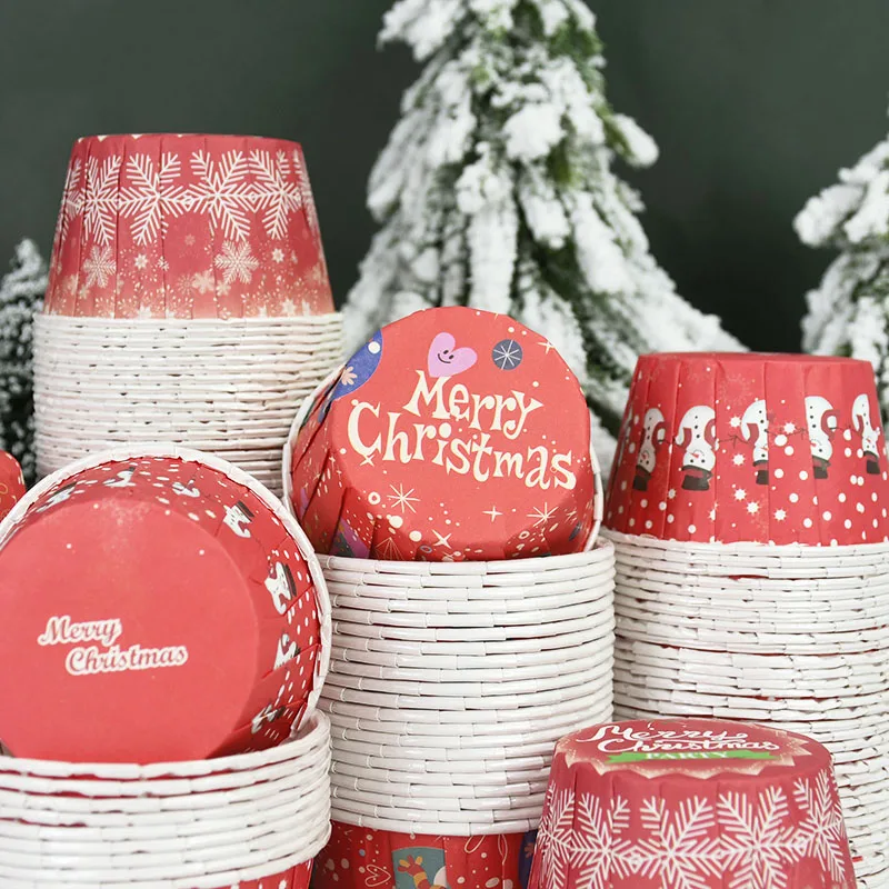100pcs Merry Christmas Cake Muffin Cup Snowman Santa Cupcake Paper Cups For Xmas Home Baking Cake Decor New Year Party Supplies
100pcs Merry Christmas Cake Muffin Cup Snowman Santa Cupcake Paper Cups For Xmas Home Baking Cake Decor New Year Party Supplies