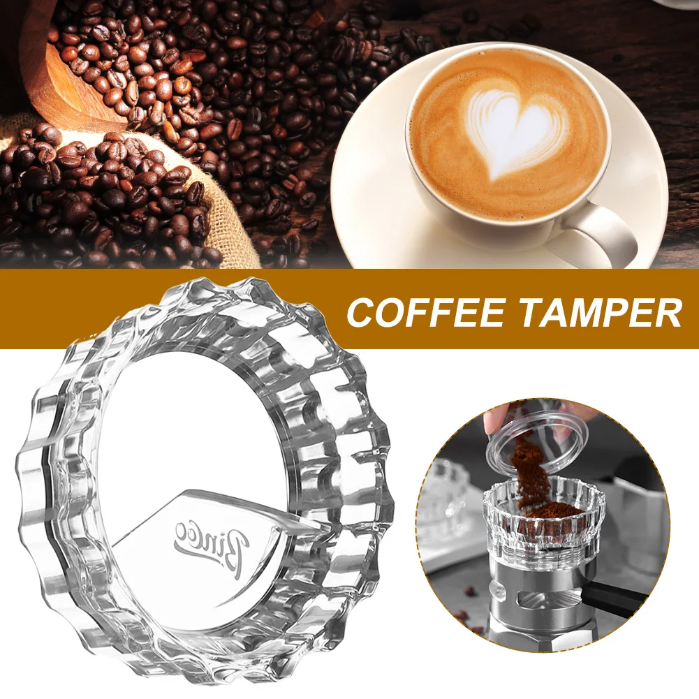 55MM 60MM Coffee Tamper For Moka Pot Rotary Powder Dosing Ring Coffee Distributor Leveler Espresso Tool For Home Cafe Coffeeware
55MM 60MM Coffee Tamper For Moka Pot Rotary Powder Dosing Ring Coffee Distributor Leveler Espresso Tool For Home Cafe Coffeeware