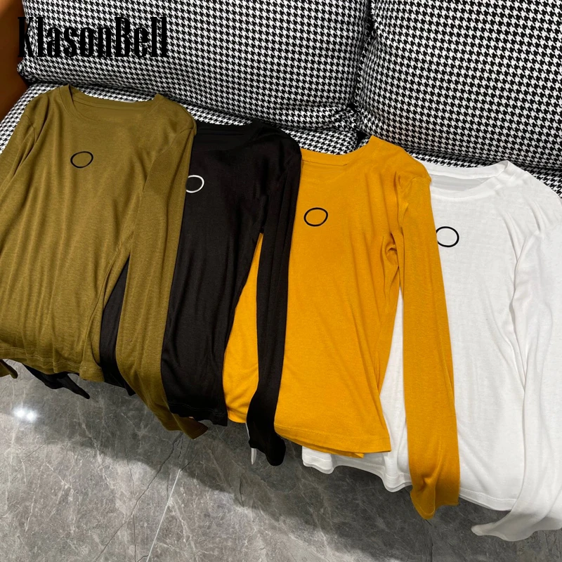 10.28 KlasonBell Casual Basics Tee Velvet Letter Soft Comfortable Stretch Slim Knitted T-Shirt Women
10.28 KlasonBell Casual Basics Tee Velvet Letter Soft Comfortable Stretch Slim Knitted T-Shirt Women
